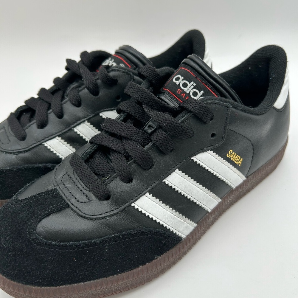 NEW Adidas Samba OG Mens size 4.5 Classic Black Suede Leather soccer sneakers - Picture 9 of 13
